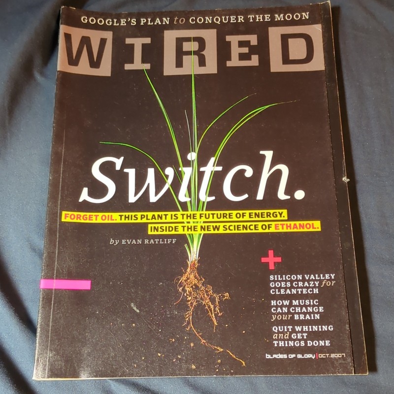 WIRED Magazine October 2007 "Switch" Evan Ratliff, Technology, Illus