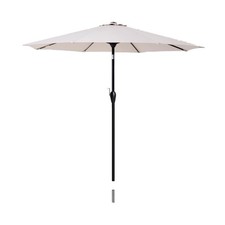 9 ft Patio Umbrella Outdoor Table Market Umbrellas with 2-year Nonfading Cano...