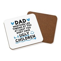 Gift Base SprüChe Untersetzer 9X9 Cm FüR GeträNke Hardboard Vatertag