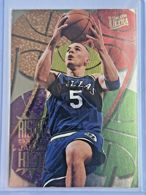 1995-96 Fleer Ultra Rising Stars Jason Kidd #4 of 9   Dallas Mavericks Insert