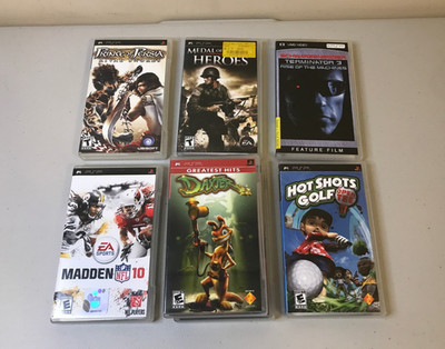 PSP Game and UMD Lot of 6 - Daxter, Medal of Honor, Hot Shots Golf, Terminator 3
