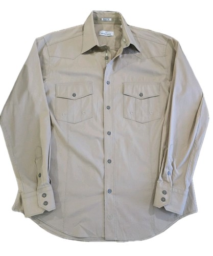 Bugatchi Umo Shaped Fit Shirt Mens Size Large Long Sleeve Button Up Pockets - Picture 12 of 13