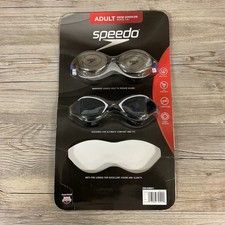 Speedo Adult Adjustable Swim Goggles Mirrored Anti Fog Latex Free Missing One