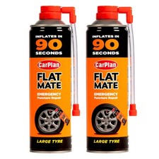 Flat Mate Tyre Inflator - Large Tyre 500ml  (2 Pack)
