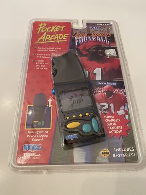 Sega Pocket Arcade Deion Sanders Football 1995 TIGER Electronic Vintage SEALED