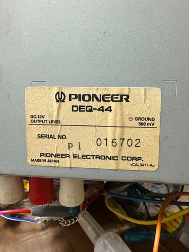 USED Pioneer DEQ-44+ KEH-P55DSP Audio Signal Processor Car Equalizer - Picture 3 of 5