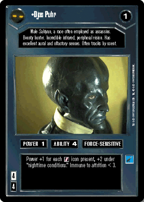 Star Wars CCG Limited Premiere BB M/NM Djas Puhr