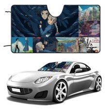 Howl's Moving Castle Car Windshield Sun Shade for Truck SUV Car Front Window
