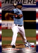 2016 Texas League Top Prospects #12 Reymin Guduan Dominican Republic DR Card