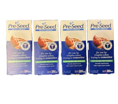 4 PreSeed Fertility Friendly Personal Lubricant & Applicators 1.4oz Exp  2025 885339650856| eBay