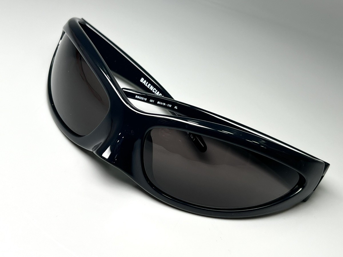 Balenciaga Sunglasses Skin XL Cat Mask BB0251S Acetate Black 80
