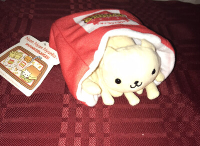 San-x Japan Nyan Nyan Nyanko French Fries Plush 5” | eBay