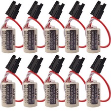 10pcs For sanyo FDK CR14250SE CR14250SE-R 1747-BA PLC Battery with 3P Plug 3V