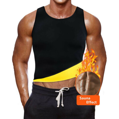 Fajas Para Hombres Reductora Men Shaper Sauna Chaleco Sweat Abdomen Control Gym