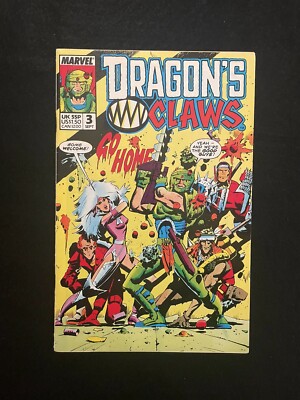 Dragon Claw's #3 (1988) Marvel UK Comics