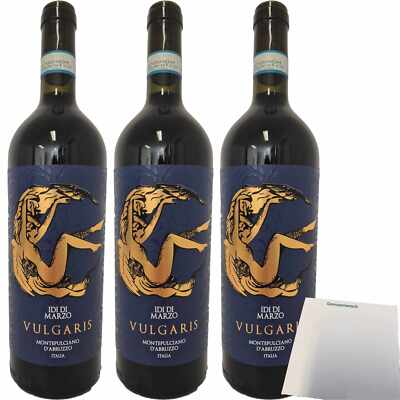 Idi Di Marzo Montepulciano d Abruzzo DOC Rotwein VULGARIS 13% 3x750ml Flasche