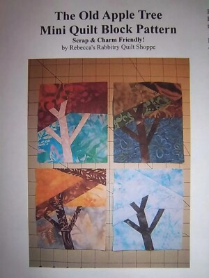 The Old Apple Tree - Mini Quilt Block Pattern 4.5