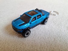 Schlüsselanhänger Hot Wheels Dodge Ram 1500 Pickup 4x4 BLUE EDITION Allrad SUV 