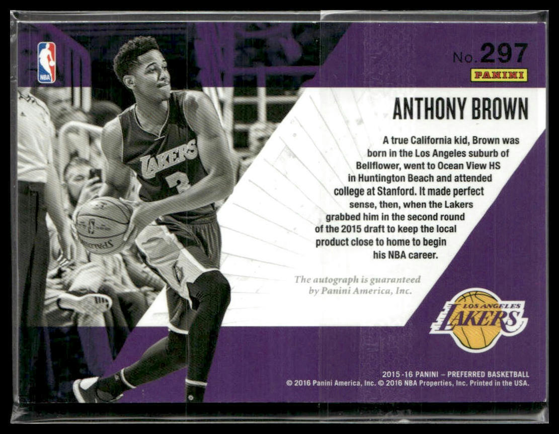 PANINI 2015 16 PREFERRED ANTHONY DAVIS AUTO Karl-Anthony Towns