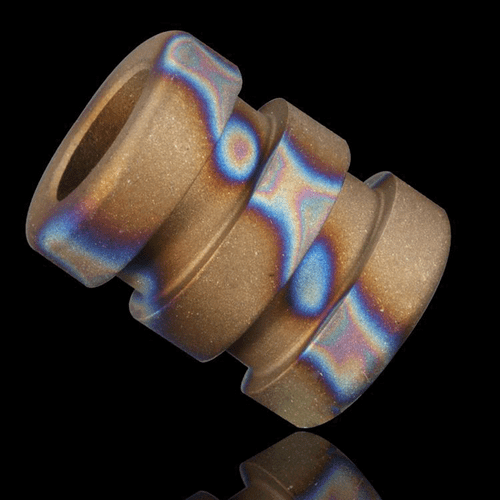 Titanium Alloy Knife Lanyard Bead Necklace Paracord Pendant Bracelet Bead DIY - Picture 5 of 28