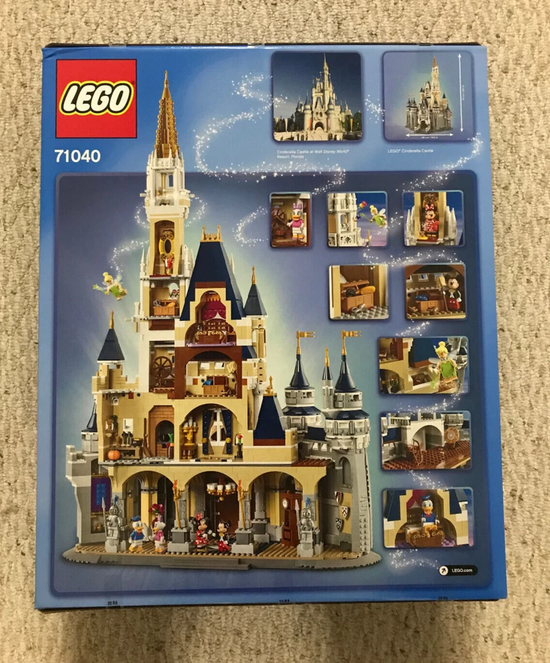 Lego Disney 71040 Original Disney Castillo Mickey Mouse Minnie Donald Campanilla Foto 2 de 4