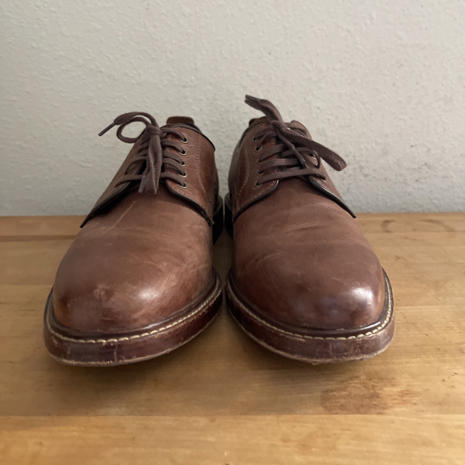 SAOLA Scarpe uomo Cole Haan Tyler Grand punta liscia stringate derby Oxford marroni taglia 8 5