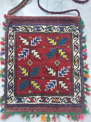 1.24x1.57 Feet Antique Rug, Special Production Bag Carpet High Quality Elite Rug