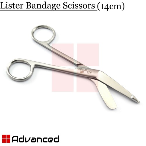 Forbici Benda Medical Lister 14 cm Rimozione Benda Circonferenziale Chirurgica  - Foto 1 di 5
