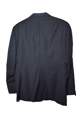Versace Classic V2 Wool Men's Black lined suit jacket Made in Itay