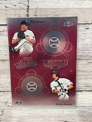 2002 Absolute Memorabilia Team Tandems #TT16 B.Sheets R.Sexson