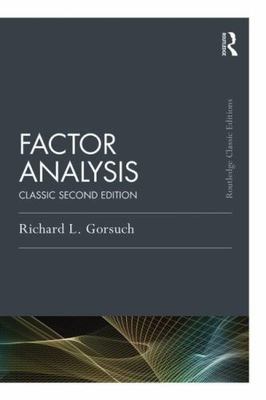 Factor Analysis : Classic Edition, Paperback by Gorsuch, Richard L., Brand Ne...