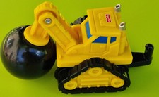 FISHER PRICE, VÉHICULE GEO TRAX - Buldozer with wrecking ball