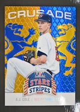 2015 USA Baseball Stars & Stripes #1 A.J. Cole Crusade