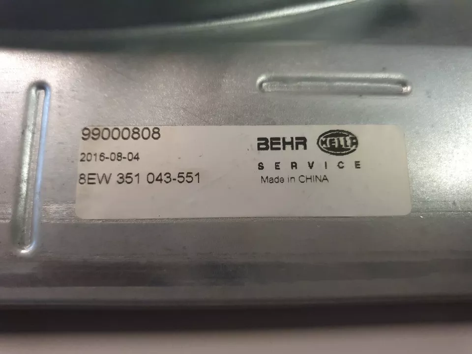 NISSAN NOTE E11 Cooling Radiator Fan 99000808 8EW351043-701 1.5 Diesel 66kW 2012 - Image 2 of 3