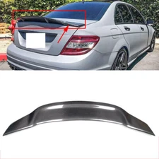 For 2007-2013 Benz C Class W204 Sedan Carbon Fiber Style Rear Trunk Spoiler Wing