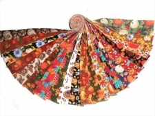 20 2 1/2 Inch Beautiful Autumn Jelly Rolls /1 of each wof