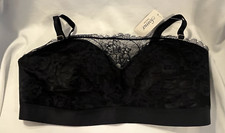 NWT Soma Black Breathtaking Bralette Size XL Black Lace