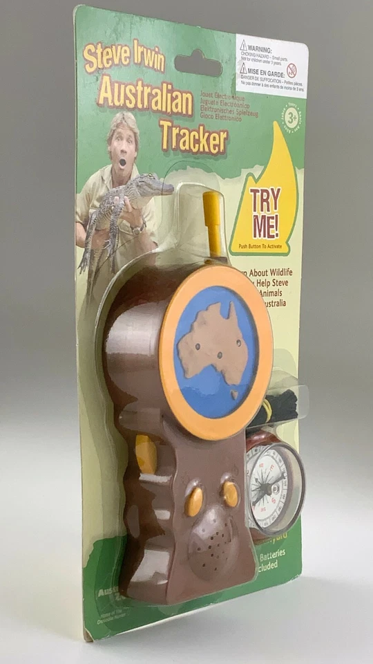 Brújula adicional Steve Irwin Australian Tracker 2006 de colección sellada nueva en stock U645 Foto 3 de 4