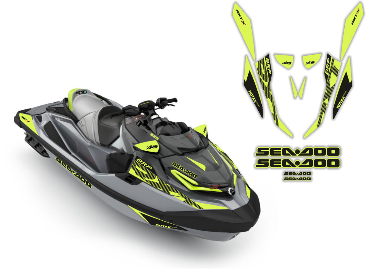 SEADOO RXT X 325 for 2024 2025 decals stickers set graphics kit 