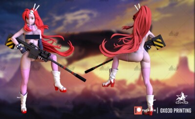 Yoko littner Unassembled Unpainted 3D Printing Resin Model Kits