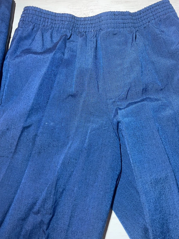 Reaction Kenneth Cole 男孩蓝色纯色 V 领纽扣 2 件套背心裤 7 码 — 第 2/4 张图片