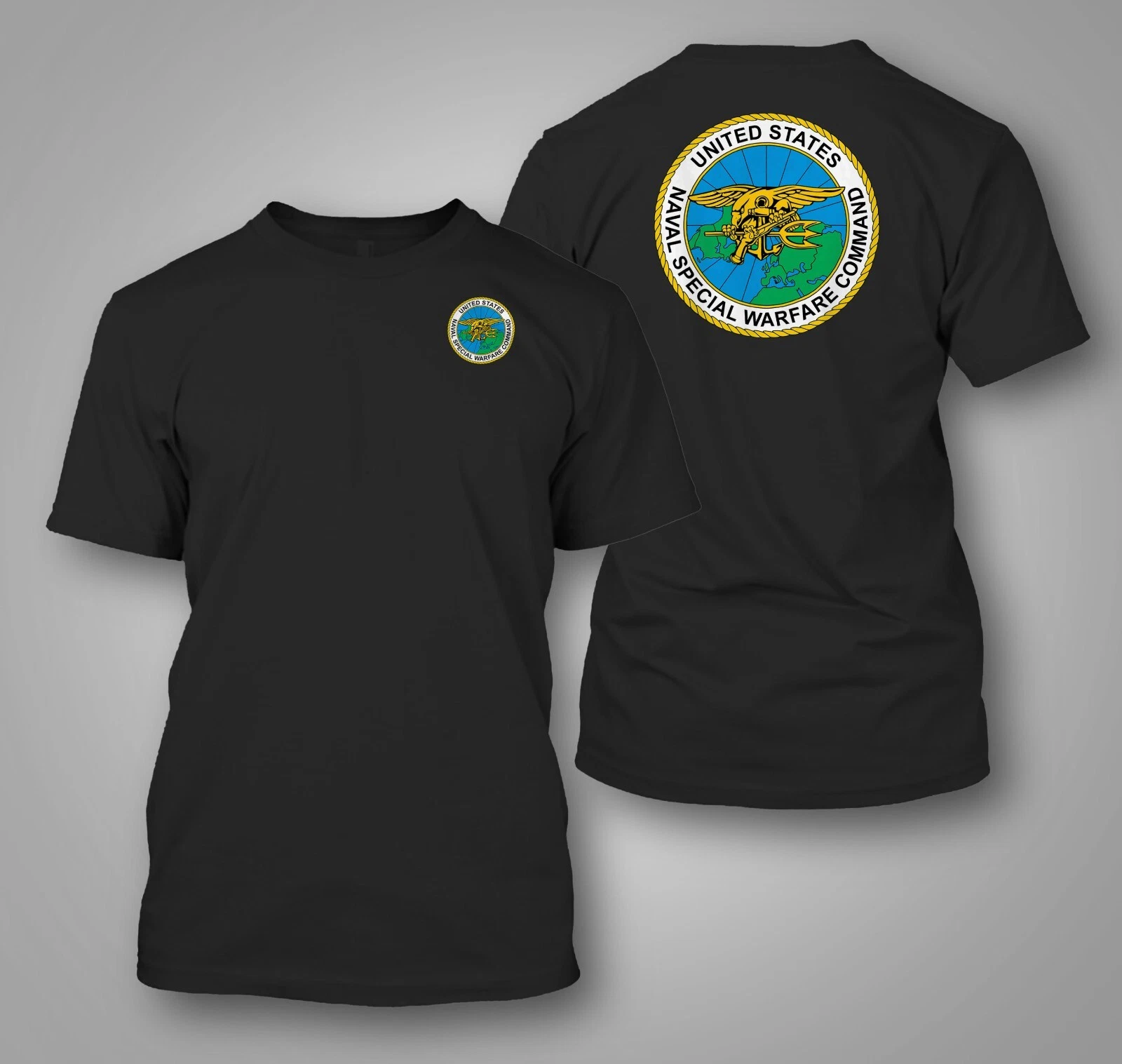 US Navy Naval Special Warfare Command - Custom Men's Back and front T-Shirt Tee
Opens in a new windo