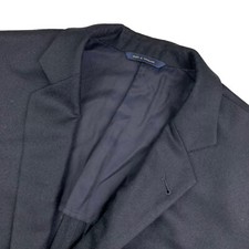 Brooks Brothers Men's Madison 100 Wool Flannel 2-Button Blazer Navy Blue   46L