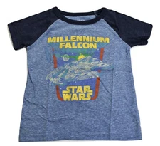 Jumping Beans Toddler Star Wars Millennium Falcon Tee Shirt New 2T, 3T, 4T, 5T