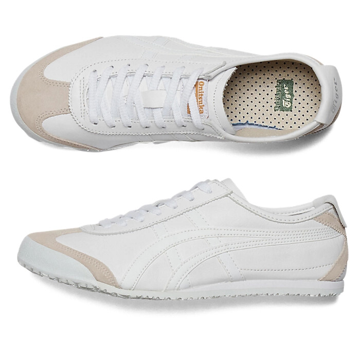 Onitsuka Tiger MEXICO 66 White White 1183C102 104 Authentic | eBay