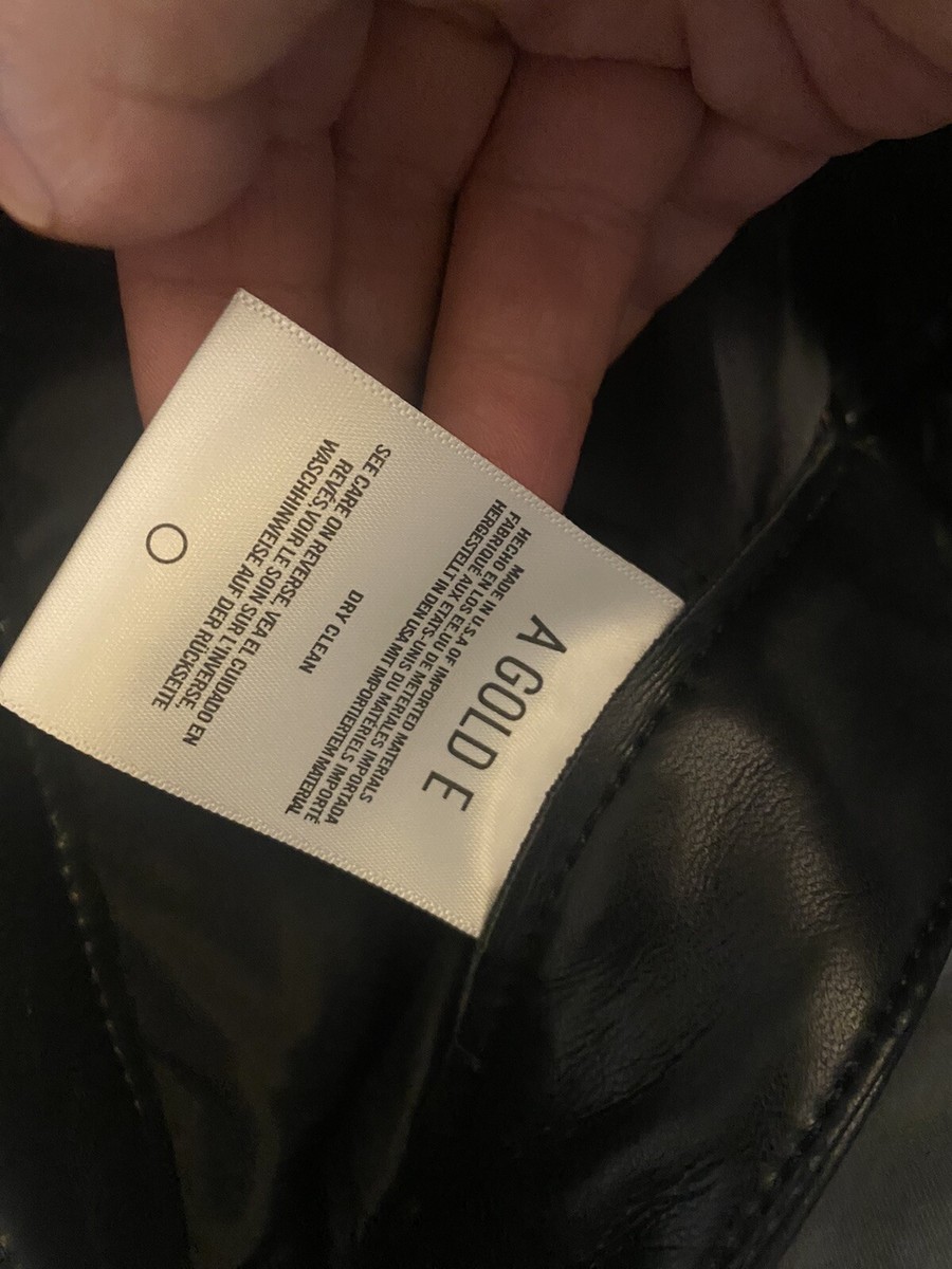 【関税込み】AGOLDE ブラック Relaxed Boot レザーパンツ Agolde Relaxed Leather Boot Pants in Detox Black Size 29 NWT