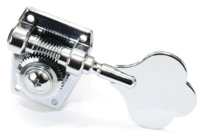 NEW Graph Tech Ratio 4x1 F-Style 5-String Bass Tuners, CHROME, #PRB-5411-C0