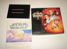 Star Wars Episode 1 box set VHS with concept art box and 35 mm film clip  119   