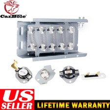 Dryer Heating Element Thermostat Kit 279838 For Whirlpool Roper Kenmore Maytag