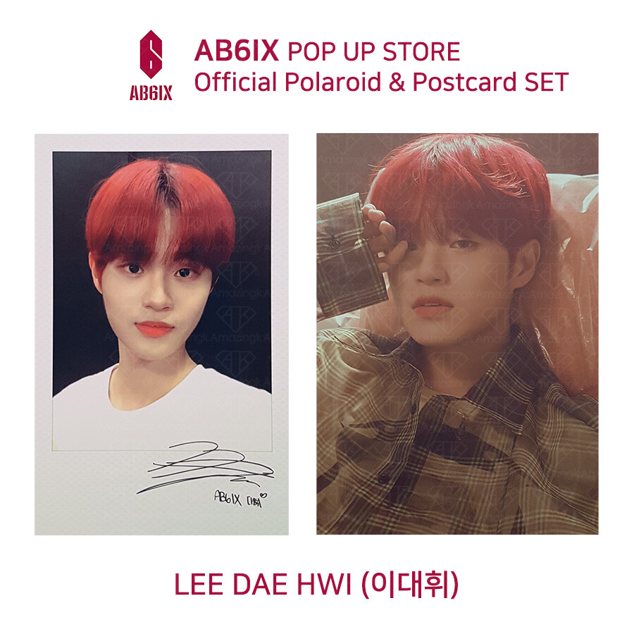 COMFY6.6 ネックレス ポストカードセット AB6IX POP UP STORE Official Goods Polaroid Postcard SET KPOP K-POP